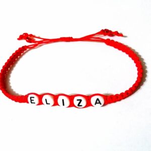 Bratara rosie impletita ELIZA