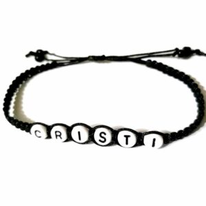 Bratara neagra impletita CRISTI