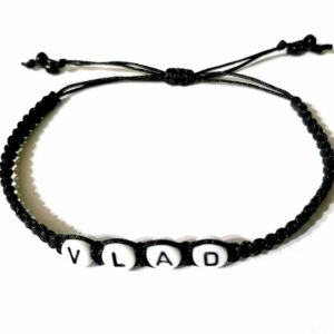 Bratara neagra impletita VLAD