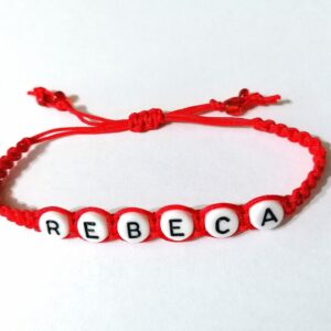 Bratara rosie impletita REBECA