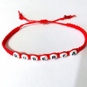 Bratara rosie impletita ROBERTA