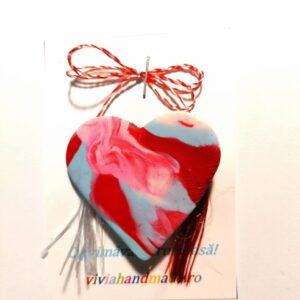 Mărțișor inimă magică