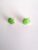 Cercei verzi cu surub