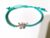 Bratara turcoaz cu fulg de nea